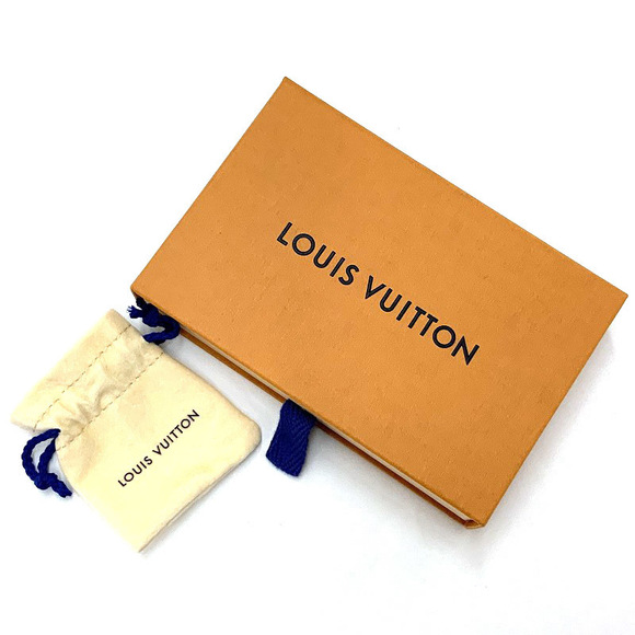 Louis Vuitton Bookre d`Rell Nanogram Plated Earrings Gold Silver - Picture 5 of 5